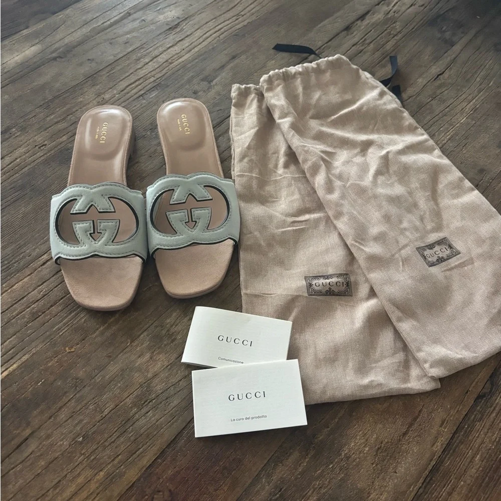 Gucci Scamosciato Sandals - Picture 6 of 12